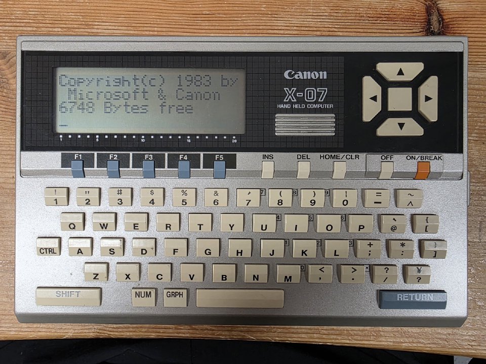 Canon X-07