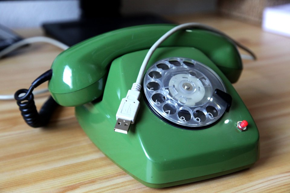 USB HID Phone: FeTAp 611 rotary dial as a USB keypad